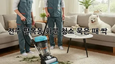 전주 팔복동 화분 청소, 묵은 때 싹! 🌱